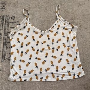 Old Navy Pineapple Tank Top Size Small